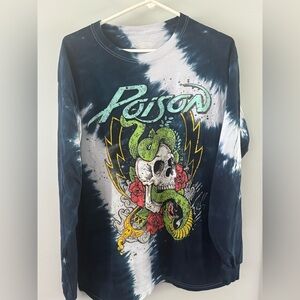 Poison Graphic Tie-Dye Long Sleeve Shirt